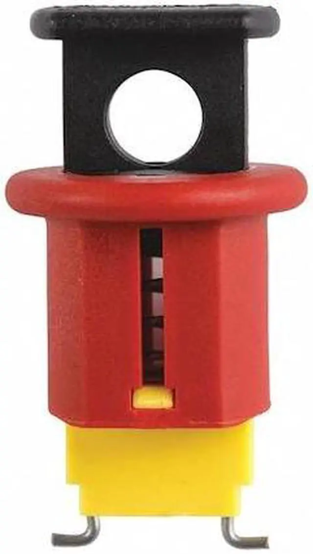 Alt view image 2 of 2 - BRADY 149433 Miniature Circuit Breaker Lockout,Red