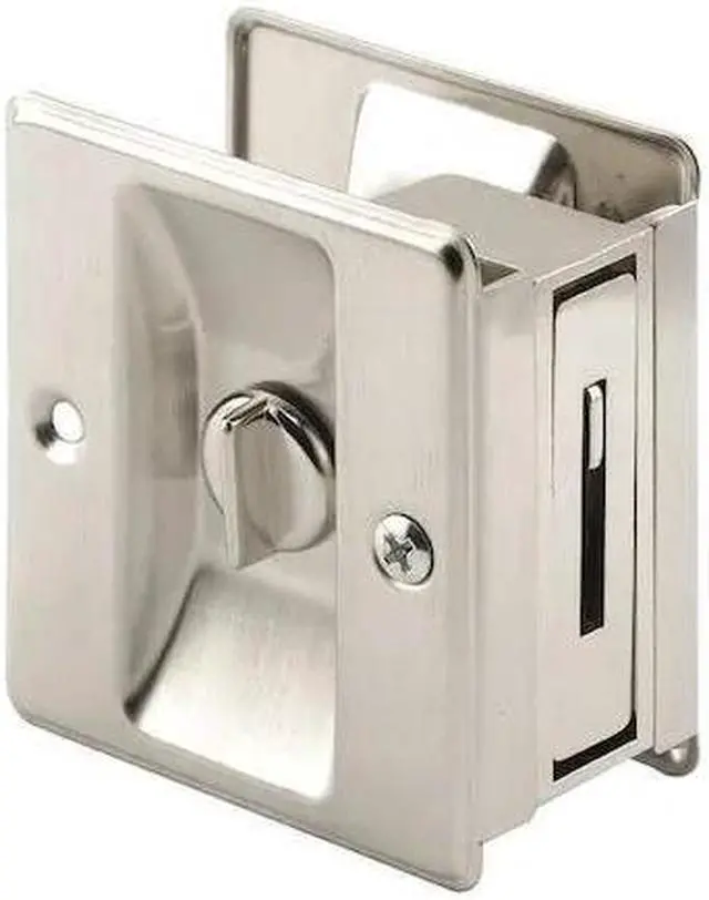 Alt view image 2 of 2 - PRIMELINE TOOLS N 7239 Pocket Door Lock/Pull,3-3/4" L