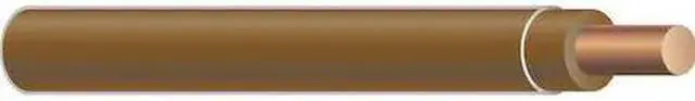 Alt view image 2 of 3 - SOUTHWIRE 11594901 THHN Building Wire, Copper, 12 AWG, 1C, Brown, Solid, 500 ft