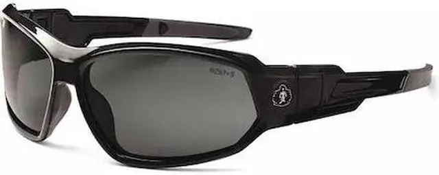 Alt view image 4 of 20 - Ergodyne 56030 Skullerz Loki Safety Glasses/Goggles, Black Frame/Smoke Lens, Nylon/Polycarb