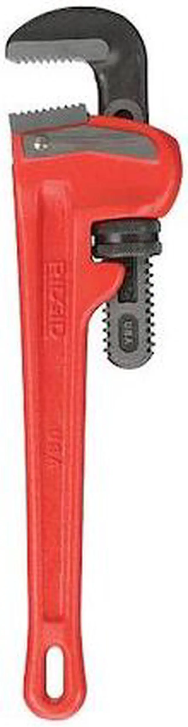 Main image of RIDGID 31015 12 in L 2 in Cap. Cast Iron Straight Pipe Wrench