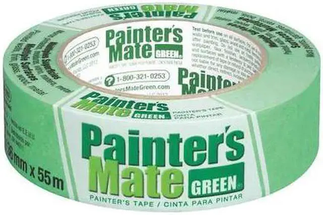 Alt view image 2 of 8 - Painters Mate Green Brand Cp 150/8-Day Painters Tape, Multi-Surface, 36Mm X 55M, Green, 1 Roll (103367)