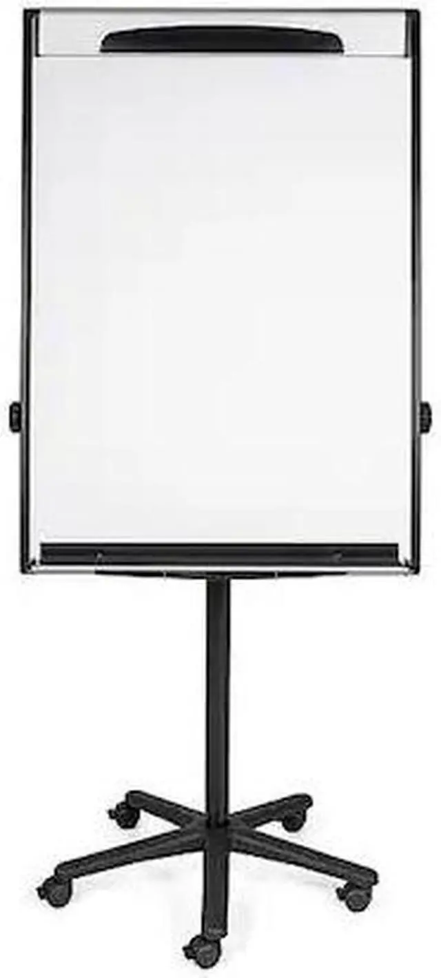 Alt view image 2 of 3 - Bi-silique Tripod Extension Bar Magnetic Dry-Erase Easel 69" - 78" Blk/Silver