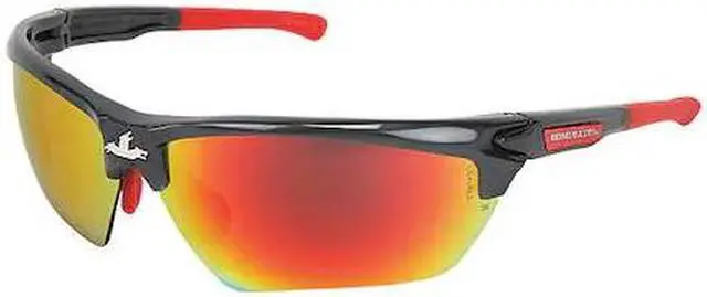 Main image of MCR SAFETY DM131RDC Dominator DM3, Safety Glasses Anti-Fog & Anti-Scratch, Red