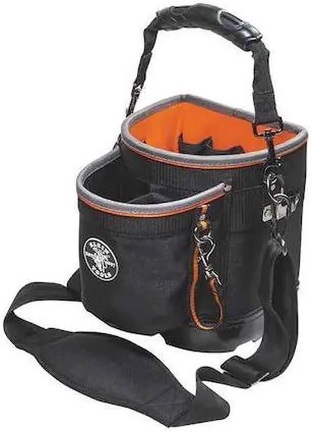 Alt view image 11 of 16 - Klein Tools Tradesman Pro Organizer Shoulder Pouch