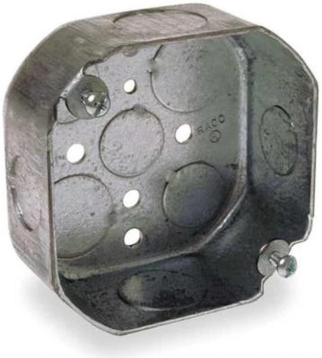 Alt view image 3 of 3 - RACO 127 Electrical Box,Octagon,4 X 4 in.