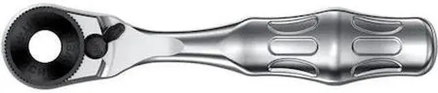 Alt view image 3 of 3 - WERA 05073230001 1/4" Drive 60 Geared Teeth Pear Head Style Hand Ratchet,