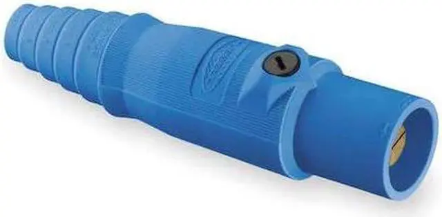 Main image of HUBBELL WIRING DEVICE-KELLEMS HBL300MBL Connector,Double Set,Blu,300AC/DC,Ser 16