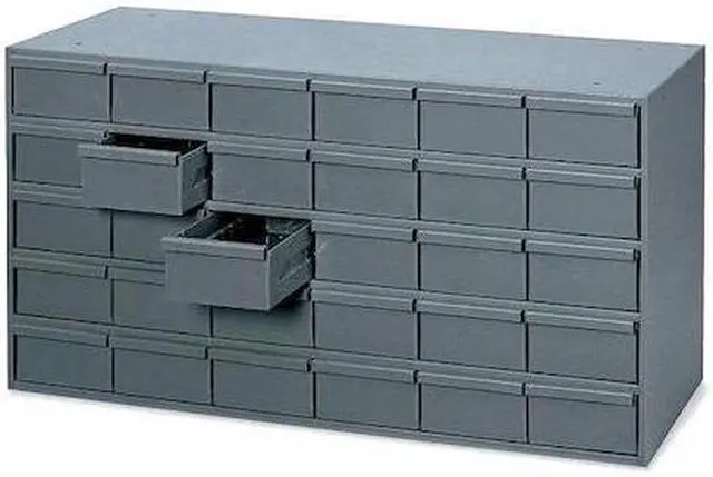Main image of DURHAM MFG 014-95 Prime Cold Rolled Steel, Drawer Bin Cabinet, 12 1/4 in D x 17