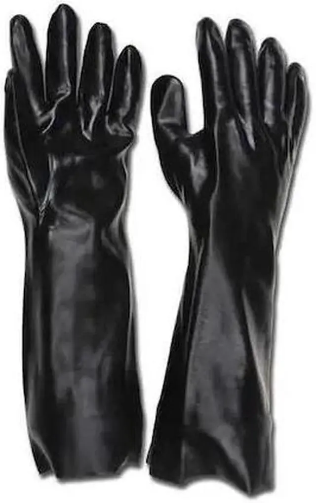 Main image of MCR SAFETY 6218 18" Chemical Resistant Gloves, PVC, L, 12PK