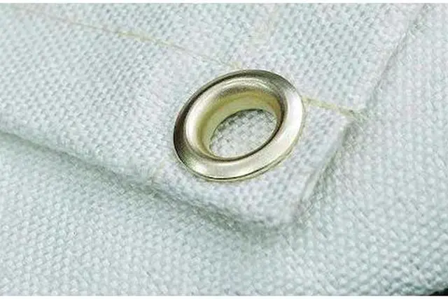 Main image of ZORO SELECT 22RN82 Welding Blanket, Fiberglass, 8 ft. W., 6 ft. H., 32 oz/sq