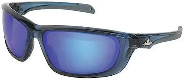 Main image of MCR SAFETY UD128BZ UD1, Safety Glasses Anti-Scratch, Blue Mirror Lens, Blue
