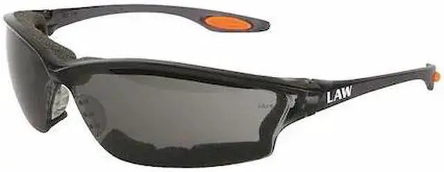 Main image of MCR SAFETY LW312AF Law 3, Safety Glasses Anti-Fog & Anti-Scratch, Gray Lens,
