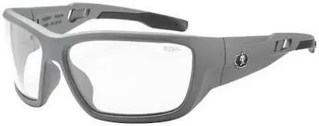 Alt view image 2 of 3 - Ergodyne Skullerz Baldr Safety Glasses-Matte Gray Frame, Clear Lens