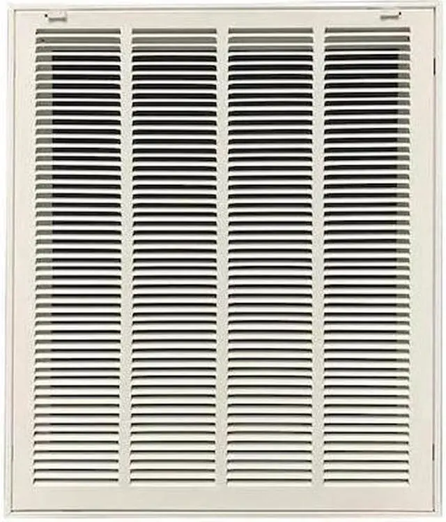 Main image of ZORO SELECT 4JRT8 Filtered Return Air Grille 27.62 X 22.62, White, Steel