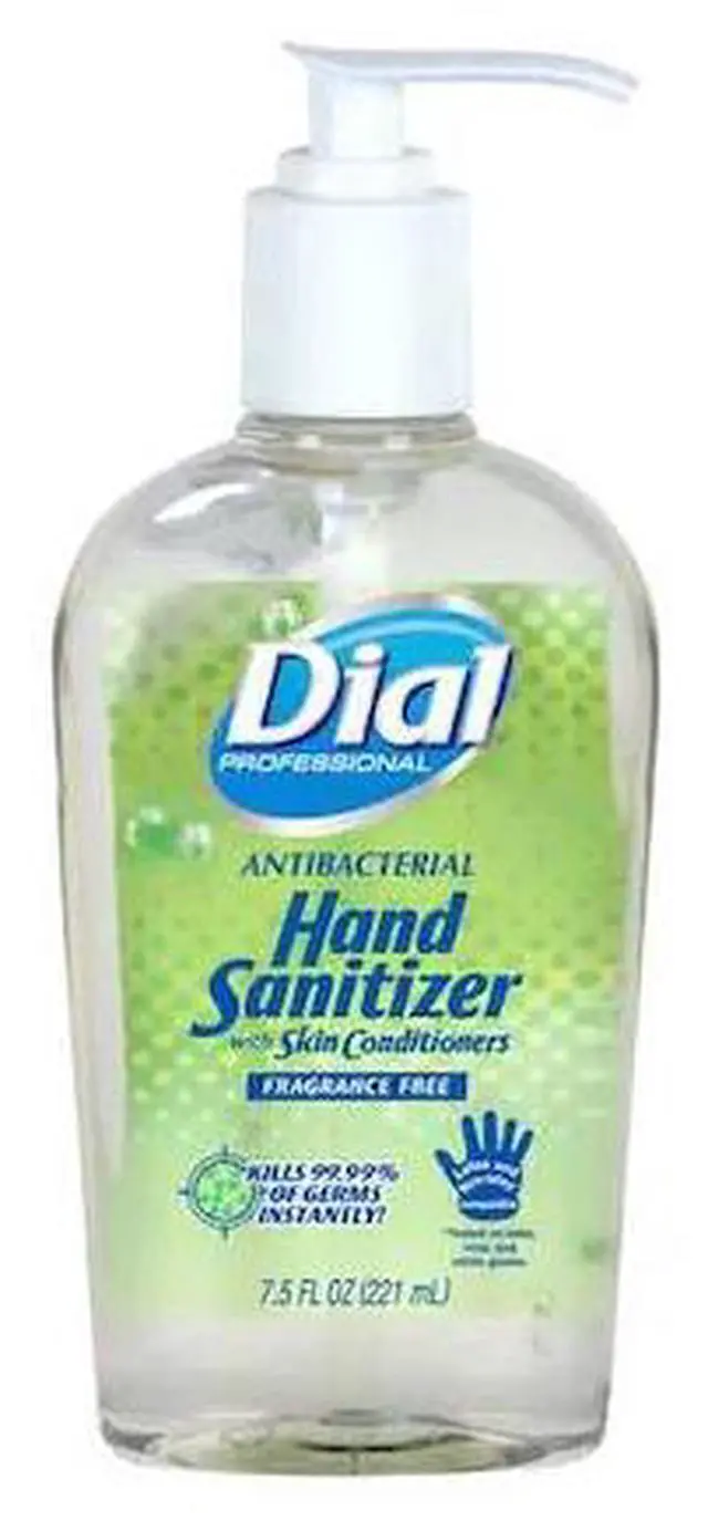 Alt view image 8 of 10 - Dial Professional Antibacterial Gel Sanitizer with Moisturizer, 7.5 oz, Fragrance-Free