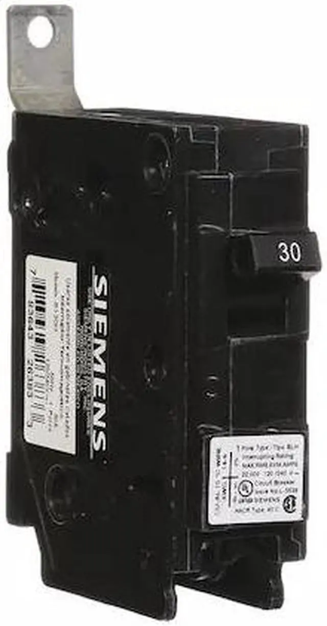 Alt view image 2 of 2 - SIEMENS B130H Miniature Circuit Breaker, BL Series, 30A, 1 Pole, 120/240V AC,