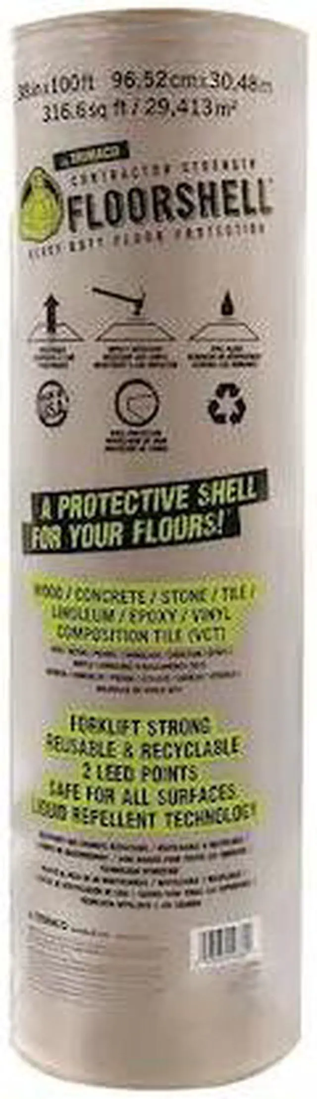 Alt view image 5 of 8 - Trimaco 12380 38 in. x 100 ft. 46 Mil Floor Shell