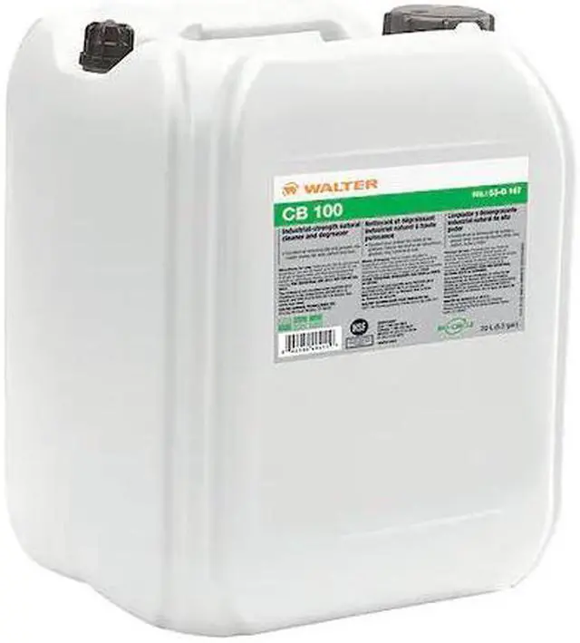Main image of WALTER SURFACE TECHNOLOGIES 53G167 CB 100 Cleaner/Degreaser, 5.2 gal Pail,