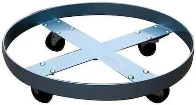 Main image of ZORO SELECT 6FVJ6 Drum Dolly,1400 lb.,6-1/4 In H,55 gal.