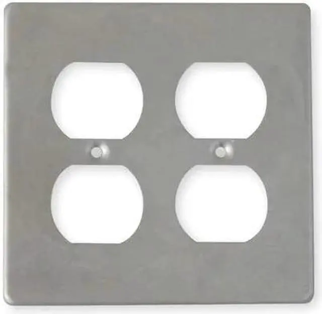 Alt view image 2 of 4 - HUBBELL KILLARK 2FA Weatherproof Cover, 2 Gang, Aluminum, Duplex Receptacle