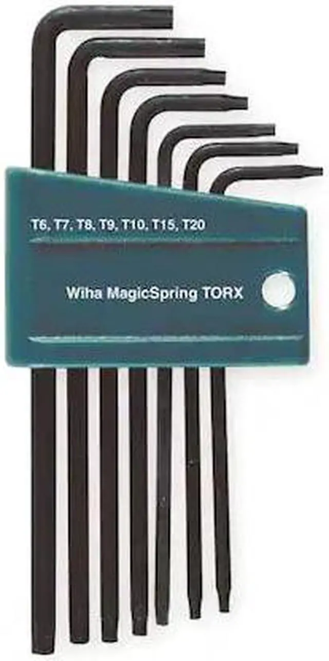 Alt view image 2 of 3 - WIHA 37190 7 Piece Torx? L-Shape Torx? Key Set, 37190