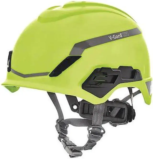 Main image of MSA SAFETY 10194796 Climbing Hard Hat, V-Gard(R) H1, Polyethylene, 4 Point