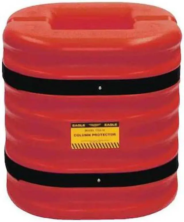 Main image of ZORO SELECT 17246RED Column Protectr,Fits 6 in.,HDPE,Rd