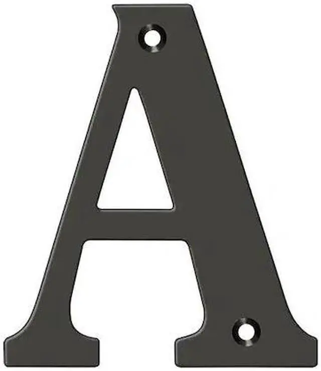 Alt view image 2 of 3 - Deltana RL4A-10B Address Numbers , Home Accents, Oil Rubbed Bronze