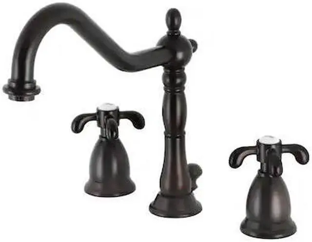Main image of KINGSTON BRASS KS1995TX KS1995TX 8" Widespread Bathroom Faucet, Oil Rubbed