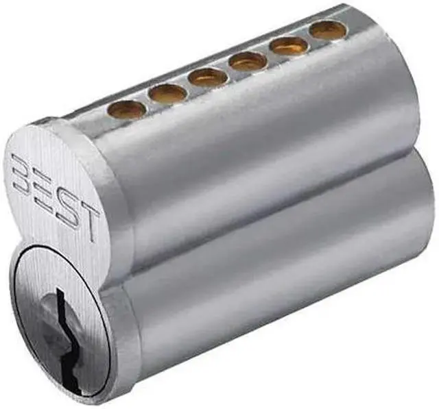 Main image of BEST 1C6H1626 Interchangeable Core, Satin Chromium Plated, Keyway Type H