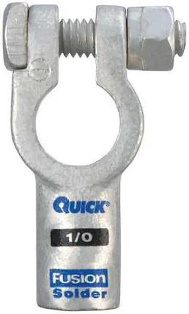 Alt view image 3 of 3 - FUSION 406310N Straight Terminal,1/0 ga.,Black,Neg