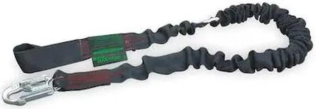 Alt view image 2 of 2 - MILLER BY HONEYWELL Shock-Absorbing Lanyard, 2 Leg, Kevlar(R) 233MK-Z7/6FTBK