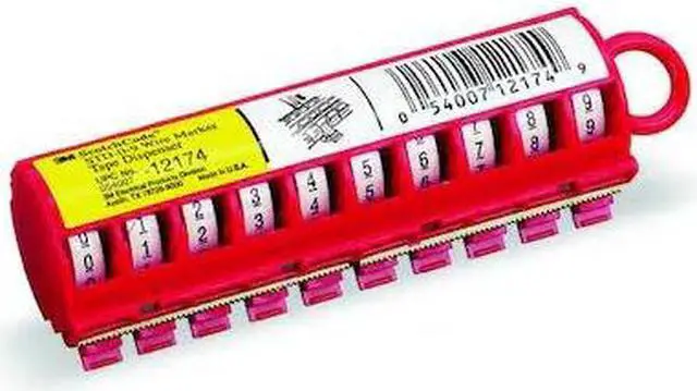 Alt view image 3 of 6 - 3M STD-0-9 ScotchCode™ Wire Marker Tape Dispenser