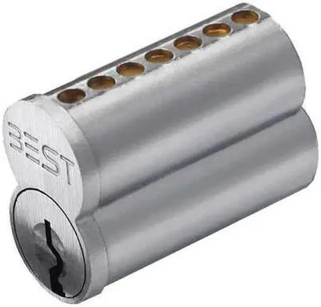 Main image of BEST 6C7H1626 Interchangeable Core, Satin Chrome, Keyway Type H, 7 Pins