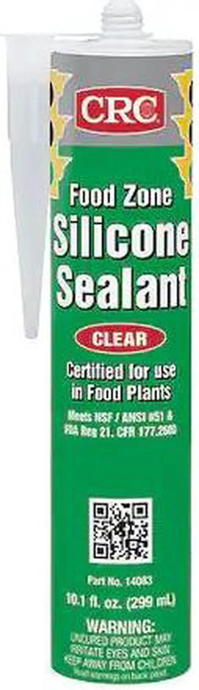 Alt view image 2 of 4 - CRC 14083 Food Zone Clear Silicone Sealant, 10.1 fl. oz.