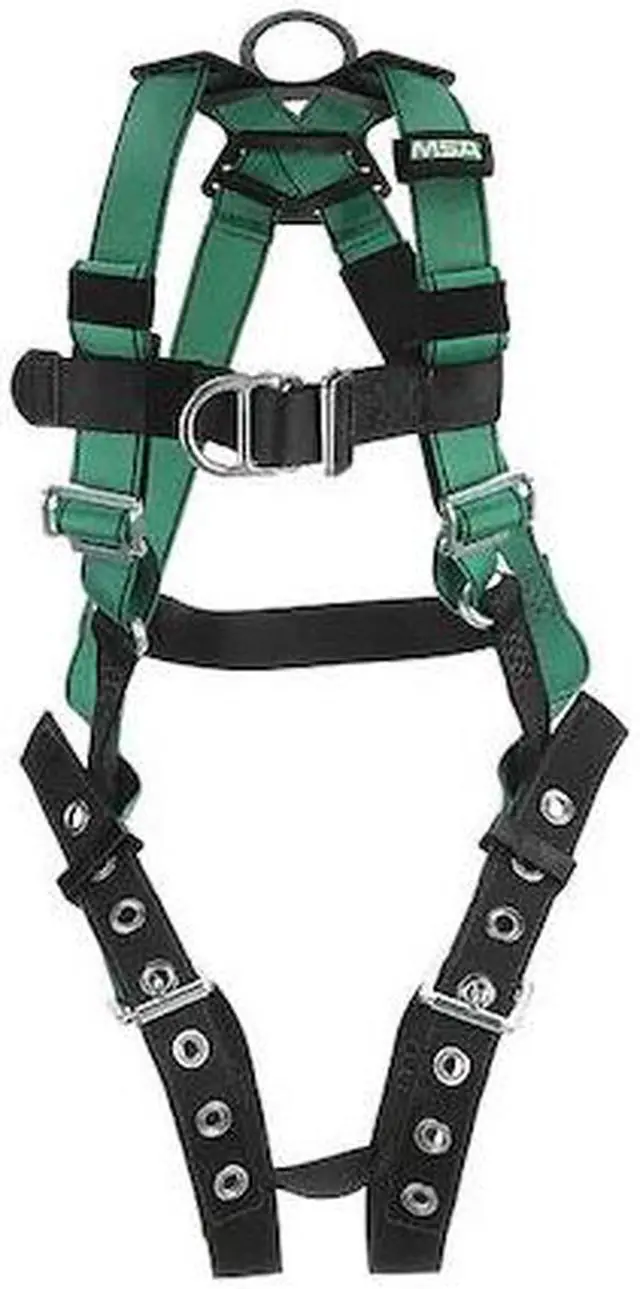 Main image of MSA SAFETY 10197208 V-FORM Full Body Harness, XL, 400 lb., Quick-Connect Chest/