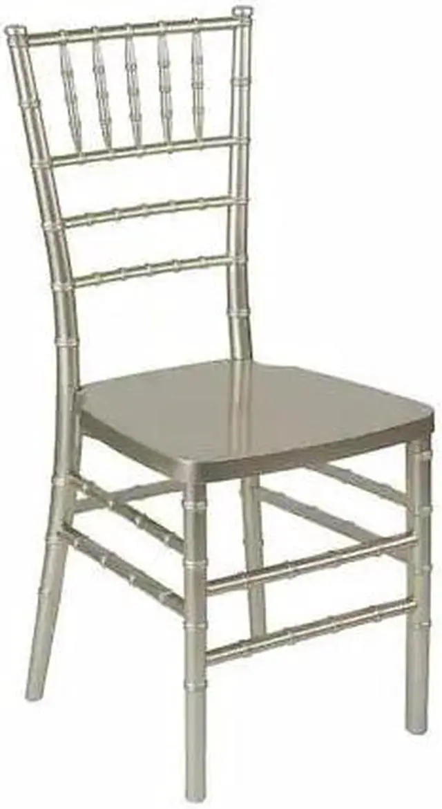 Alt view image 13 of 20 - HERCULES PREMIUM Series Champagne Resin Stacking Chiavari Chair