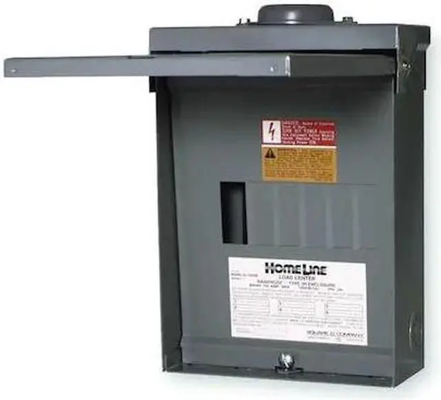 Alt view image 3 of 5 - Load Center, Main Lug, 100 Amps, 120/240VAC Voltage, Number of Spaces: 6