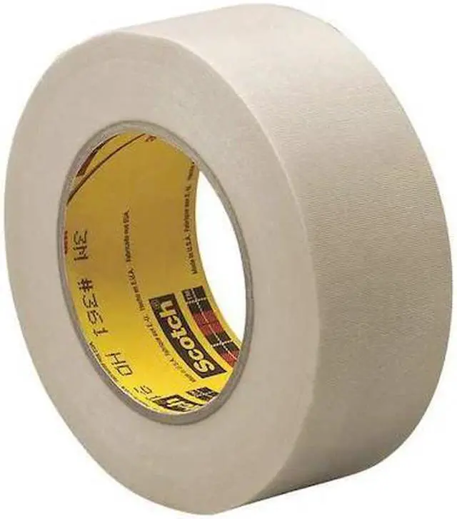 Main image of 3M 361 Cloth Tape, White, 60 yd L, 1/2 in W