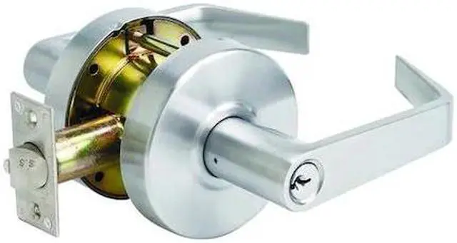 Alt view image 3 of 4 - Master Lock Company SLCHKE26D Entry Lever Heavy Duty Keyed Entry w/Bump Stop Chr