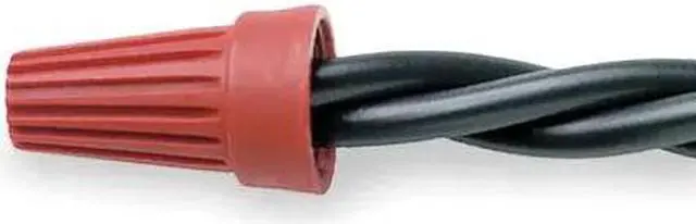 Alt view image 2 of 2 - BUCHANAN WT6-1 Twist-On Wire Connector, 8 AWG Max, Red, Polypropylene