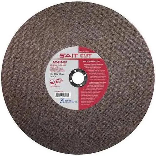 Main image of UNITED ABRASIVES/SAIT 23450 Abrasive Cut-Off Wheel, Type 1, 14 in Dia, 0.125 in