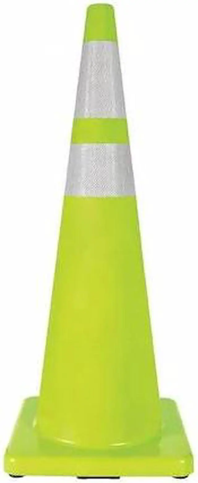 Main image of ZORO SELECT 6FHA8 Traffic Cone,36 In.Fluorescent Lime