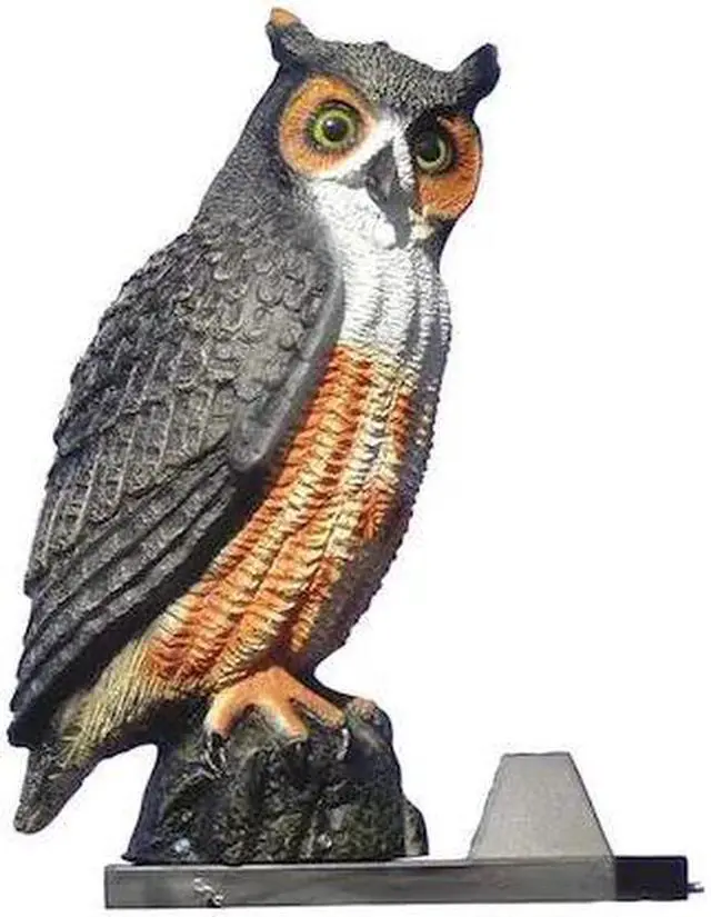 Alt view image 2 of 5 - BIRD BARRIER SD-OWL1 Visual/Audio Bird Repellers,Screech-Owl