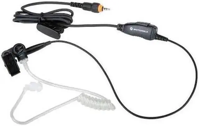 Main image of Motorola HKLN4487A  1-Wire Surveillance Earpiece w/Push-to-Talk (PTT) Microphone & Hands-Free Operation