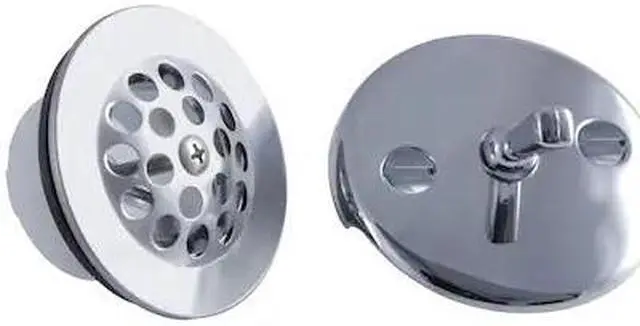 Alt view image 3 of 4 - Kingston Brass DTL5305A1 Grid Tub Drain Kit, Polished Chrome