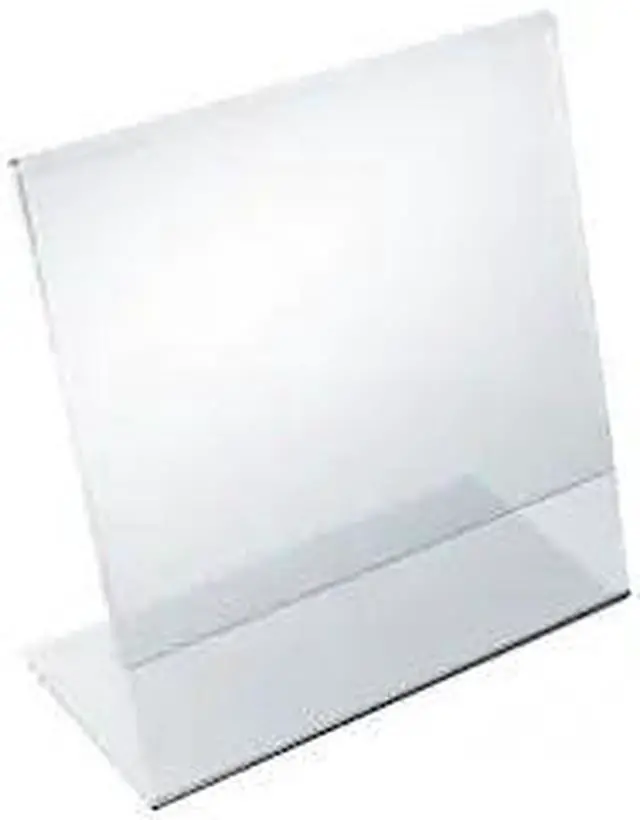 Alt view image 2 of 4 - Azar Displays L Shaped Acrylic Sign HLR 10/Pack 112728