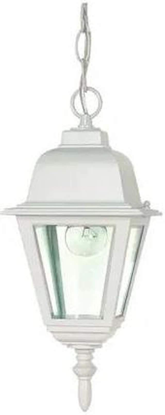Main image of NUVO 60-487 Briton 1-Light 10 in. Hanging Lantern with Clear Glass