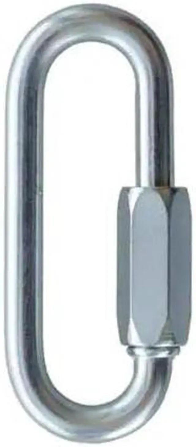Alt view image 3 of 3 - Carabiner, Steel, 3 In. L, Screw Lock